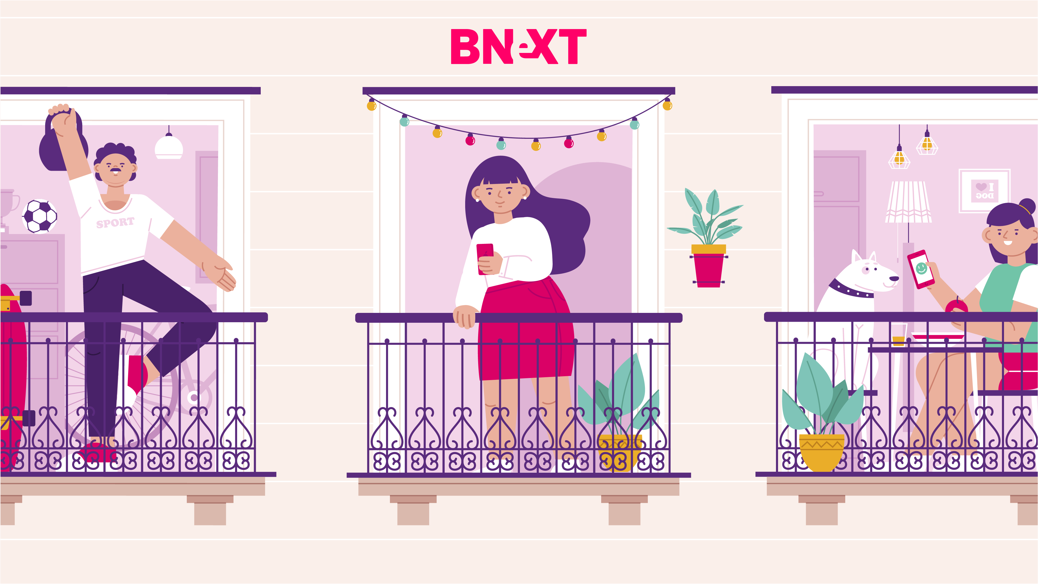 Bnext lanza "La Casa por la Ventana" para amenizar la cuarentena
