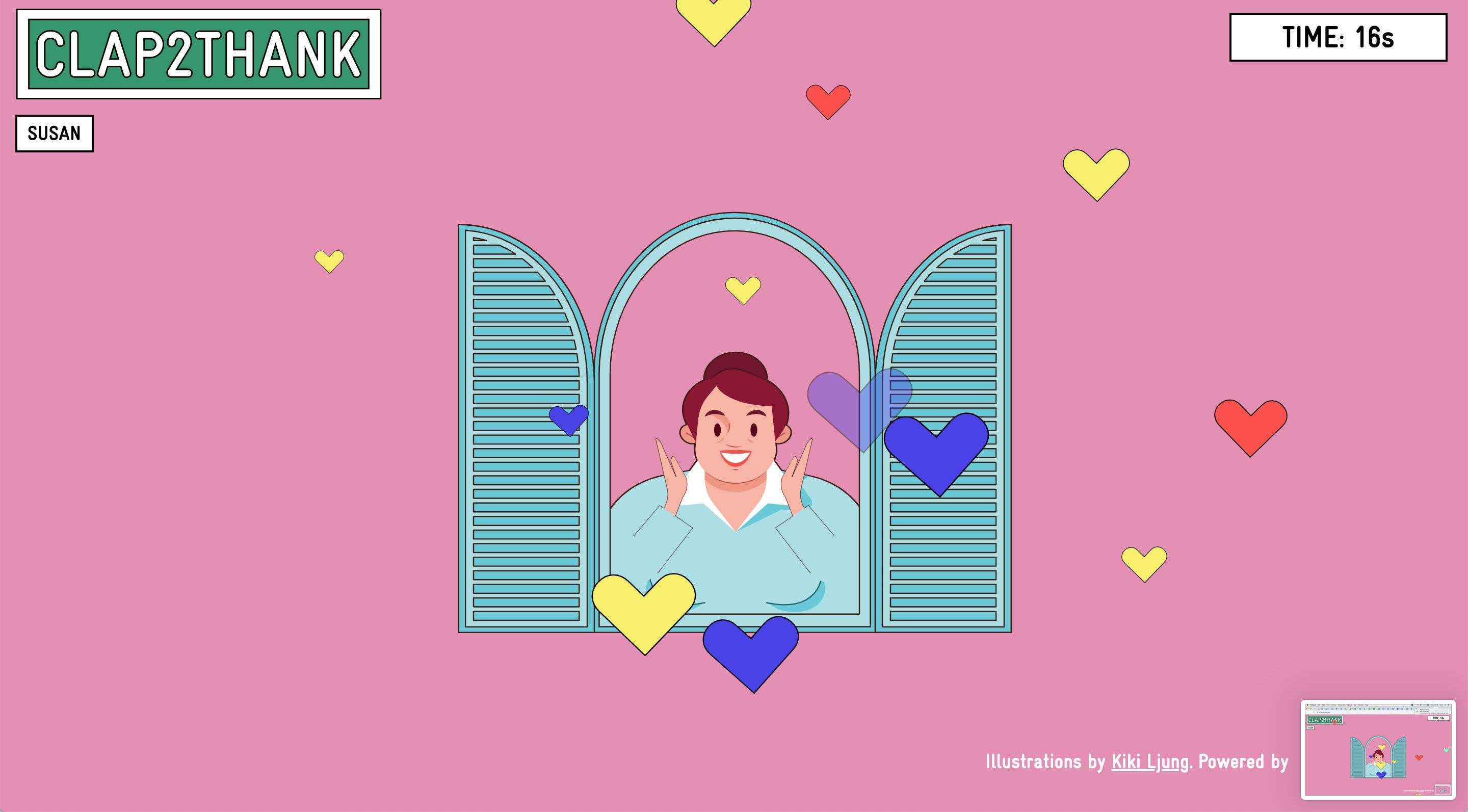 Clap2thank, el juego interactivo que ‘escucha’ los aplausos de agradecimiento a los sanitarios