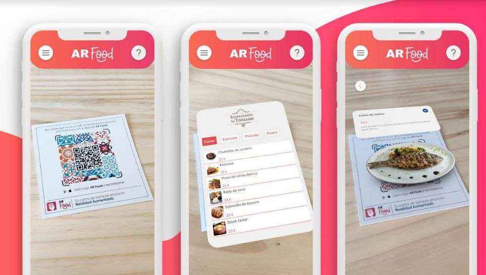 AR Food: poder ver el plato en 3D antes de pedirlo, llega la Carta en Realidad Aumentada