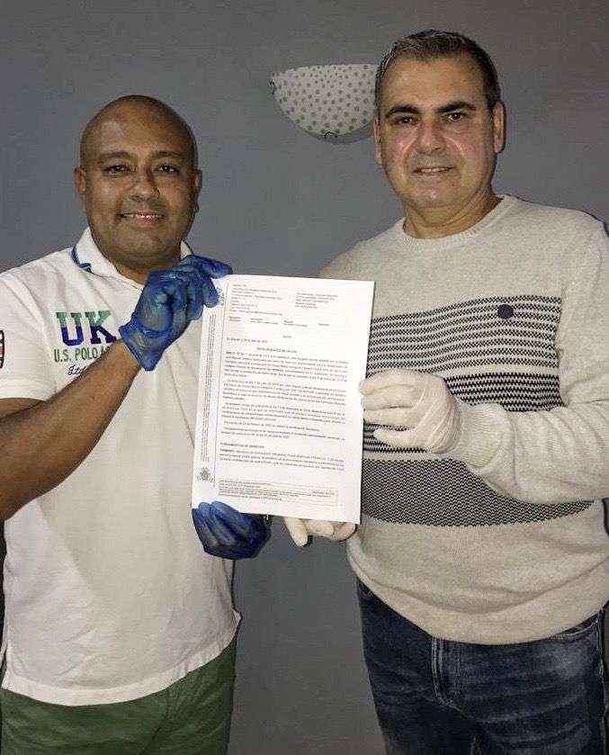 Brito Arceo y Repara tu deuda entregan la 1a cancelación con la Ley de la Segunda oportunidad en Tenerife