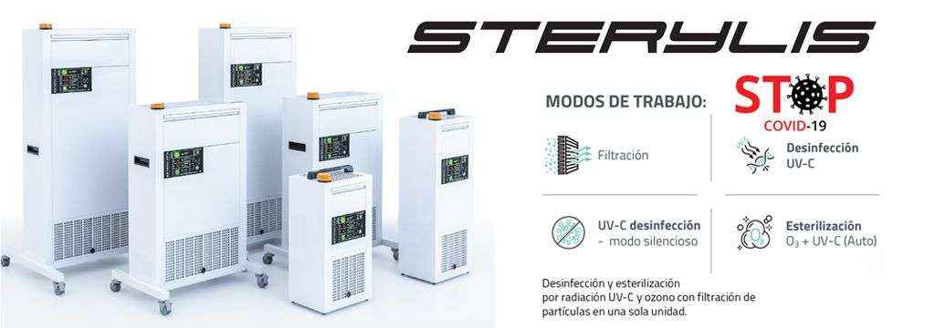 Sterylis presenta nuevos esterilizadores de estancias para la nueva normalidad de las empresas