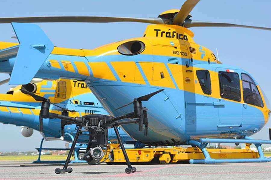 La operación de la DGT para captar infracciones con drones