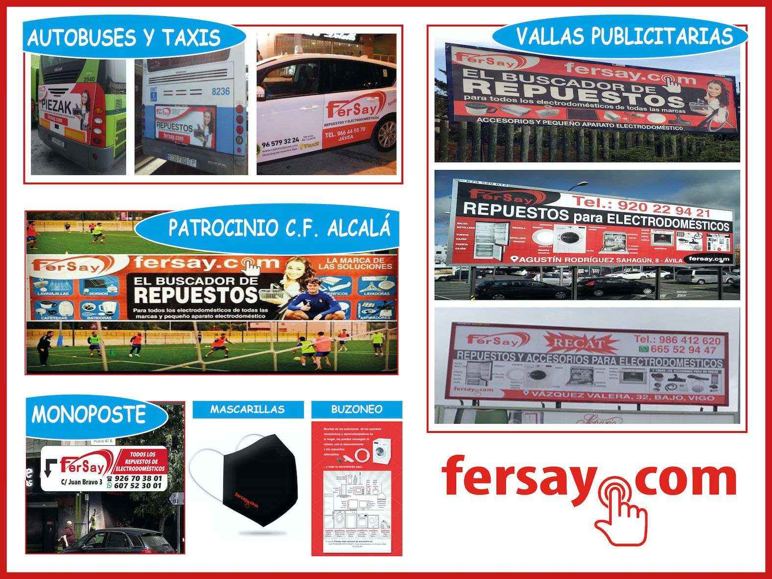 Fuerte campaña de publicidad de Fersay por toda España