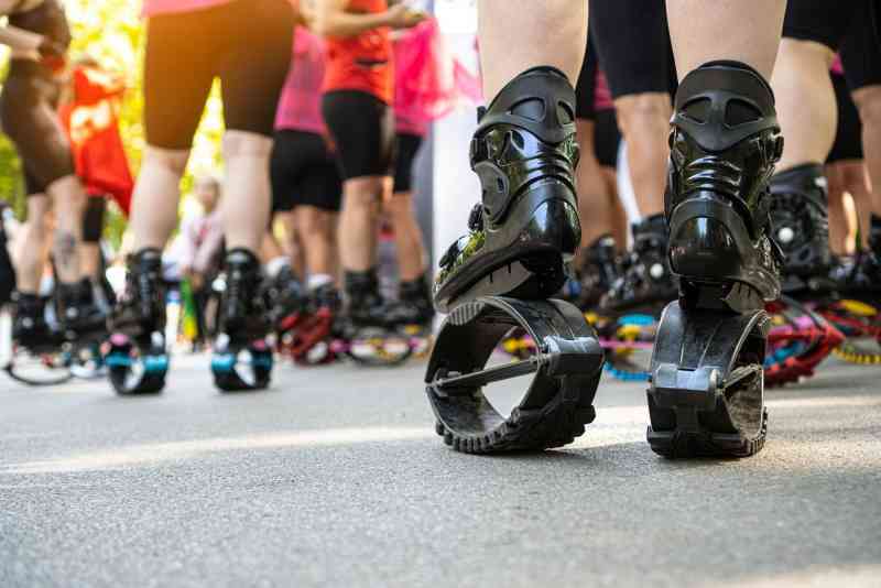 Ejercicios con botas de rebote