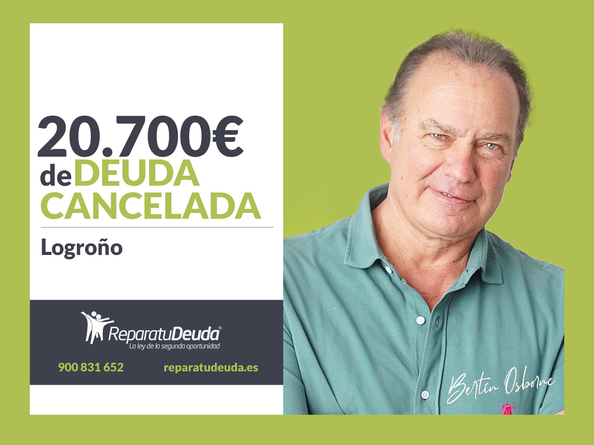 Repara tu Deuda Abogados cancela 20.700€ en Logroño (La Rioja) con la Ley de la Segunda Oportunidad