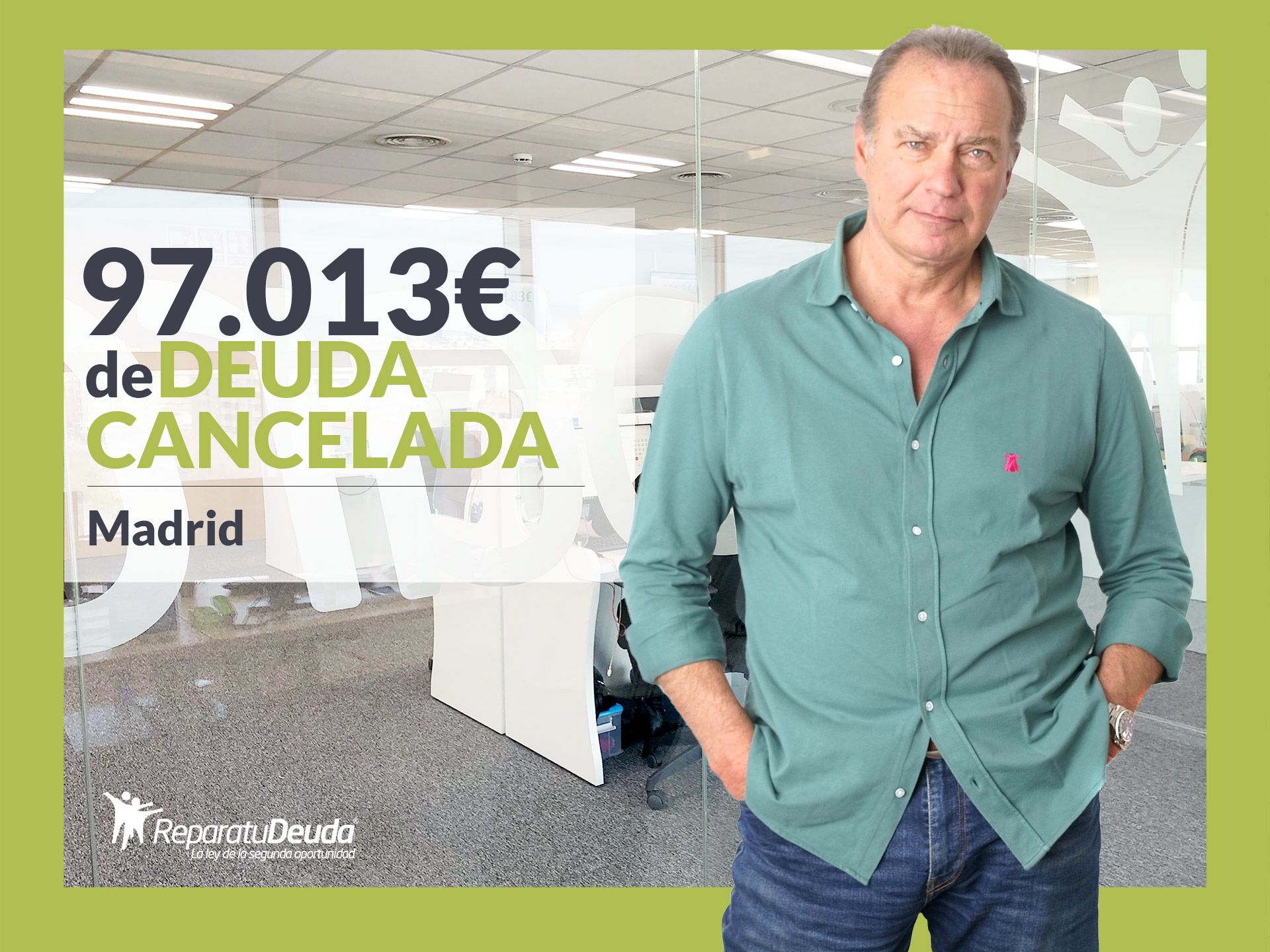 Repara tu Deuda Abogados cancela 97.013 € a un matrimonio de Madrid con la Ley de Segunda Oportunidad
