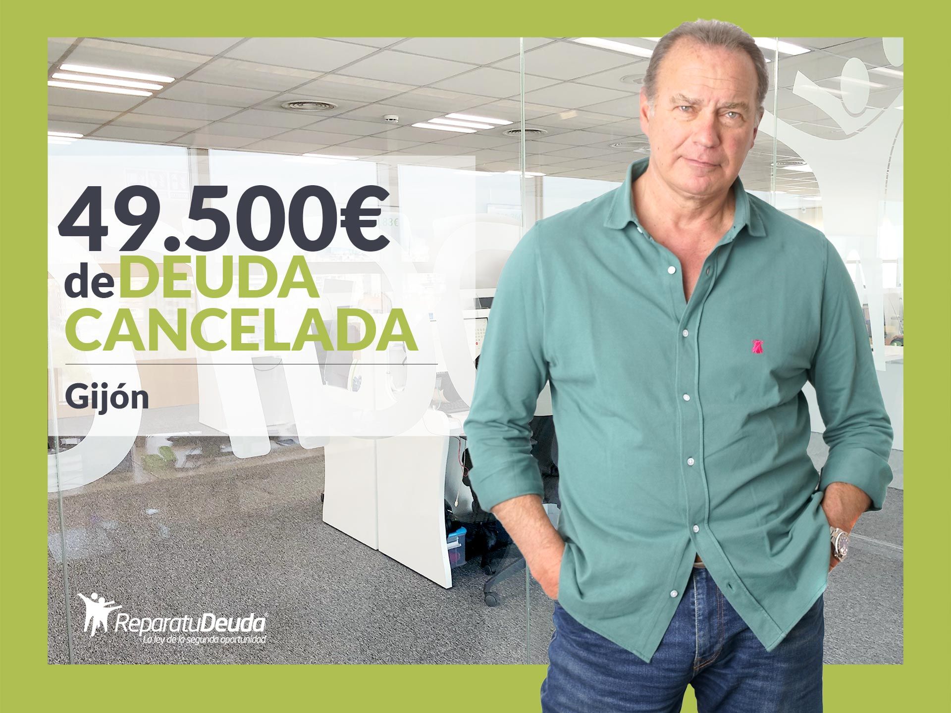 Repara tu Deuda Abogados cancela 49.500€ en Gijón (Asturias) con la Ley de Segunda Oportunidad