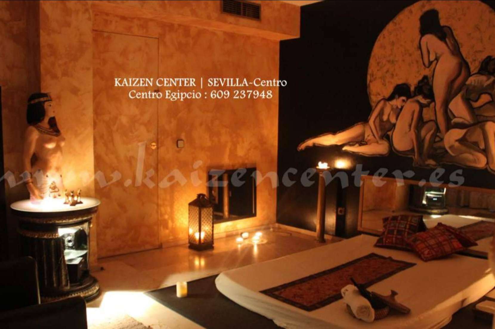 Los masajes eróticos/sensoriales y tantra de Kaizen Center Sevilla