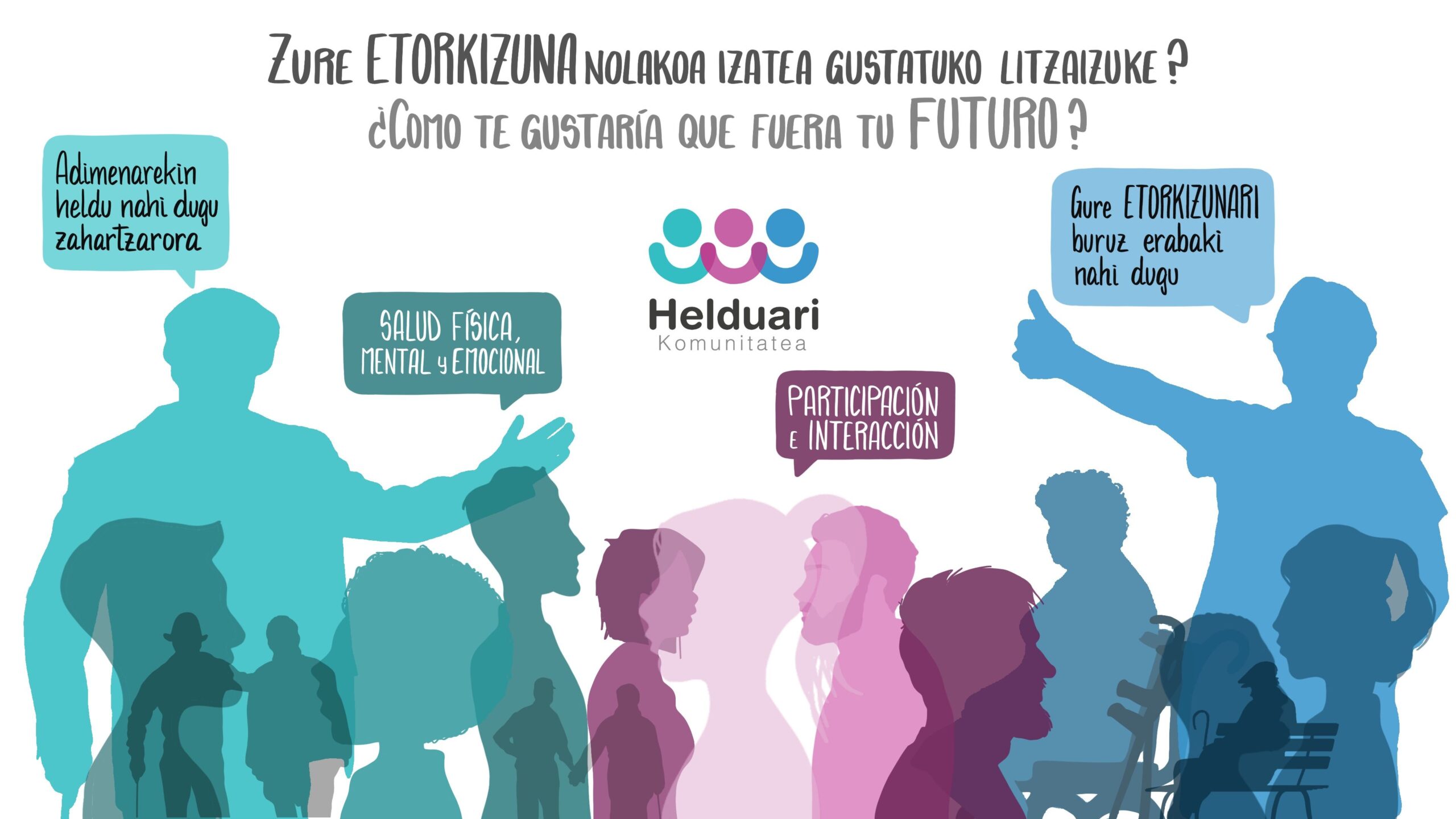 Para hacer frente a la soledad en el envejecimiento Helduari Komunitatea presenta su programa