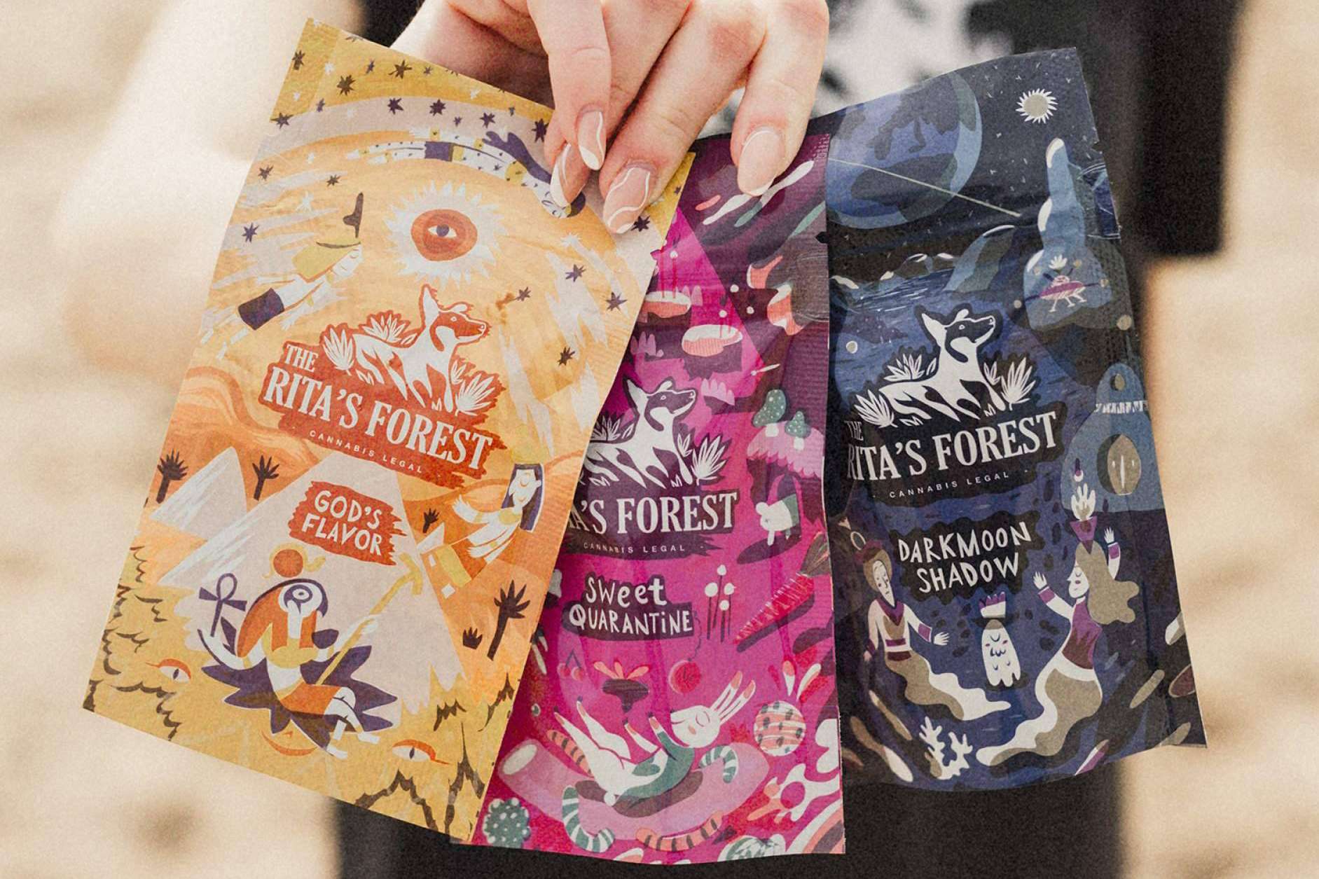 Sweet Quarantine son las flores de CBD de The Rita´s Forest conocidas por su exquisito aroma