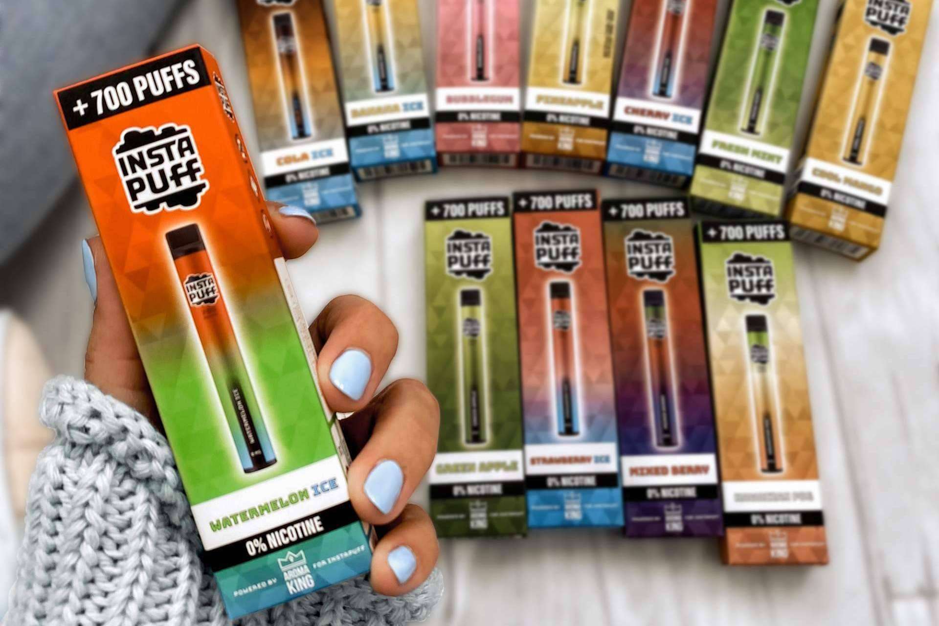 Insta Puff ofrece pods desechables sin nicotina