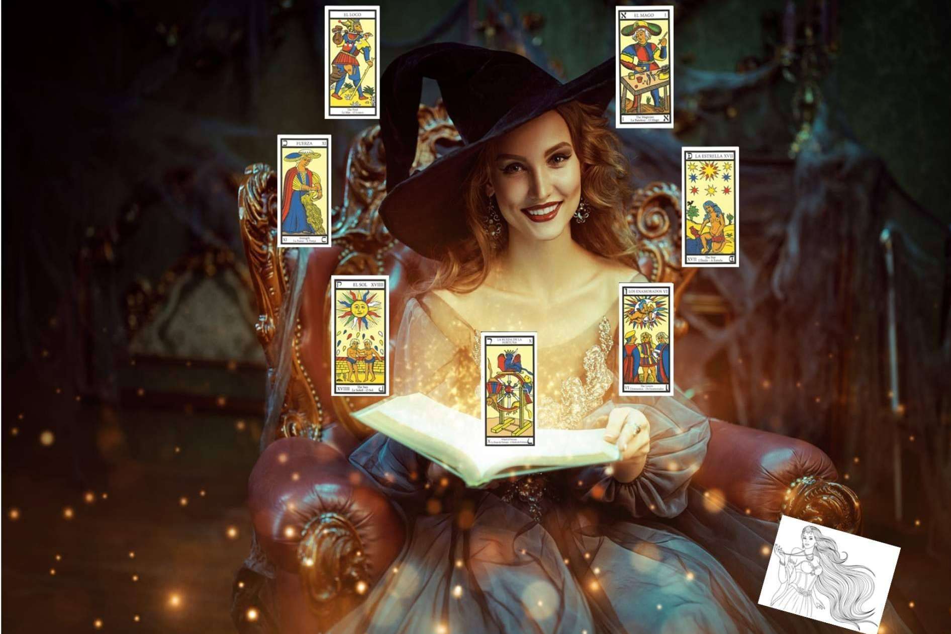 El tarot online con una profesional honesta, Dama Mágica